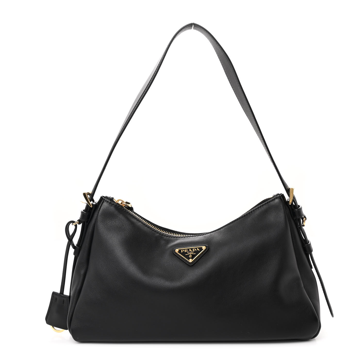 Soft Calfskin Aimee Shoulder Bag Black11 Soft Calfskin Aimee Shoulder Bag Black - Image 1