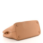 Soft Grain Calfskin Extra Large Galleria Double Zip Tote Natural - Image 11