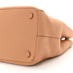 Soft Grain Calfskin Extra Large Galleria Double Zip Tote Natural - Image 8