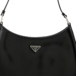 Spazzolato Cleo Shoulder Bag Black - Image 8
