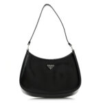 Spazzolato Cleo Shoulder Bag Black