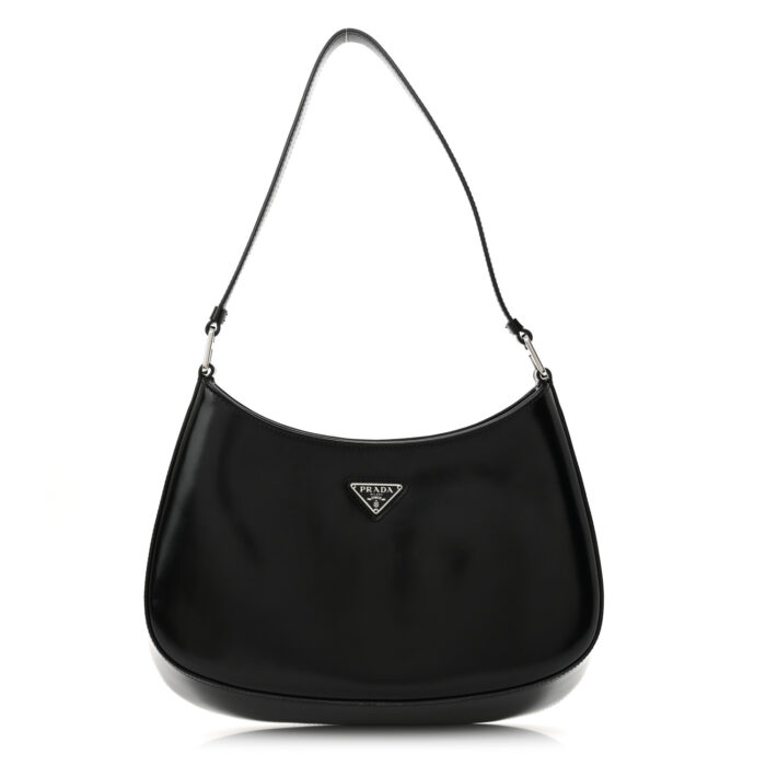 Spazzolato Cleo Shoulder Bag Black - Image 1
