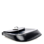 Spazzolato Mini Cleo Flap Adjustable Strap Shoulder Bag Black - Image 4