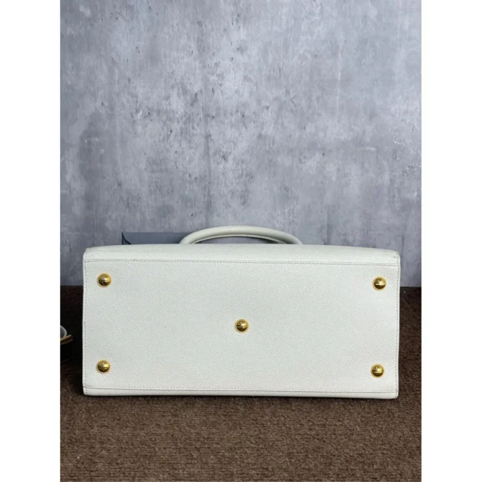 St Honoré leather crossbody bag White Leather - Image 3