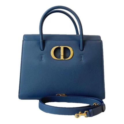 St Honoré leather handbag blue