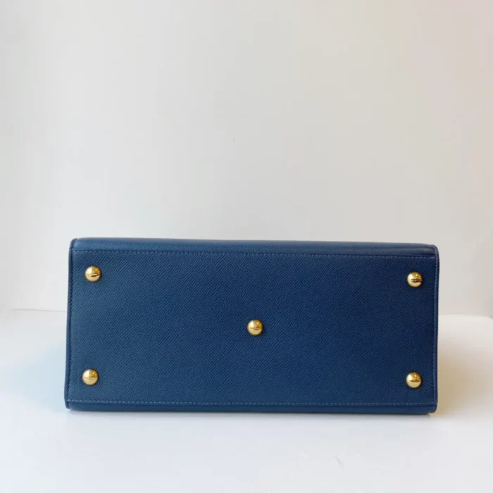 St Honoré leather handbag blue - Image 3