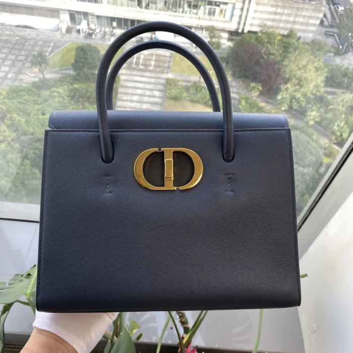 St Honoré leather handbag blue - Image 5