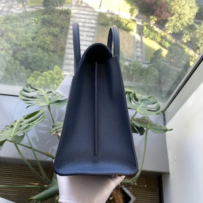 St Honoré leather handbag blue - Image 6