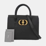 St Honoré leather handbag black - Image 2