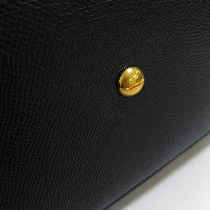 St Honoré leather handbag black - Image 9