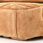 Suede Matelasse Chevron Monogram Medium College Bag Cinnamon - Image 12