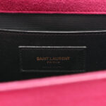 Suede Medium Monogram Kate Tassel Shoulder Bag Lipstick Fuchsia - Image 6