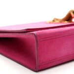 Suede Medium Monogram Kate Tassel Shoulder Bag Lipstick Fuchsia - Image 8