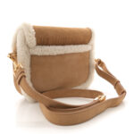 Suede Shearling Medium Bobby Flap Natural - Image 3