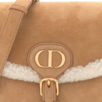 Suede Shearling Medium Bobby Flap Natural - Image 7