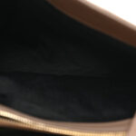 Suede Y Quilted Monogram Medium Loulou Chain Satchel Taupe - Image 5