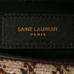 Tweed Matelasse Medium Loulou Monogram Chain Satchel Beige Multicolor - Image 6