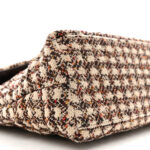 Tweed Matelasse Medium Loulou Monogram Chain Satchel Beige Multicolor - Image 9