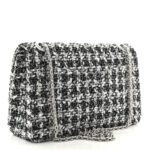 Tweed Quilted Resin 2.55 Reissue 226 Flap Black White - Image 11