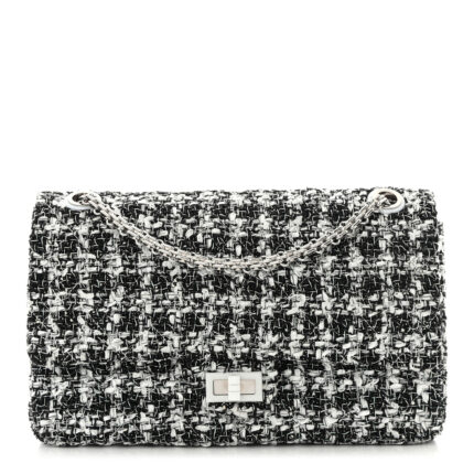Tweed Quilted Resin 2.55 Reissue 226 Flap Black White
