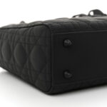 Ultra Matte Calfskin Cannage Small My ABCDior Lady Dior Black - Image 9