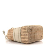 Wicker Oblique Medium Lady Dior Bag Beige - Image 7