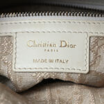 Wicker Oblique Medium Lady Dior Bag Beige - Image 10