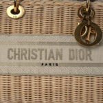 Wicker Oblique Medium Lady Dior Bag Beige - Image 12