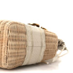 Wicker Oblique Medium Lady Dior Bag Beige - Image 14