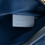 X ERL Satin Cannage Micro Venice Saddle Bag Blue - Image 6
