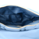 X ERL Satin Cannage Micro Venice Saddle Bag Blue - Image 7