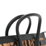 Calf Hair Leopard Print Small Sac De Jour Black - Image 13