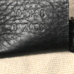 Calfskin Bamboo Handle Tote Black - Image 8