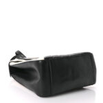 Calfskin Bamboo Trapuntata Queen Margaret Backpack Mystic White Black - Image 4