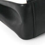 Calfskin Bamboo Trapuntata Queen Margaret Backpack Mystic White Black - Image 9