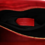 Calfskin Crocodile Embossed Large Sac De Jour Carryall Lipstick Red - Image 7