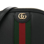 Calfskin GG Web Small Ophidia Dome Shoulder Bag Black - Image 7