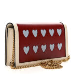 Calfskin Lovelight Mini Diana Chain Bag Mystic White Red - Image 3