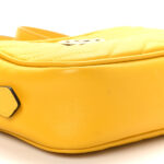 Calfskin Matelasse Mini GG Marmont Chain Shoulder Bag Stone Topaz - Image 9