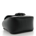Calfskin Matelasse Monochrome GG Marmont Chain Belt Bag Black - Image 4