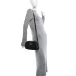 Calfskin Matelasse Small GG Marmont 2.0 Shoulder Bag Black - Image 2