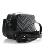 Calfskin Matelasse Small GG Marmont 2.0 Shoulder Bag Black - Image 3