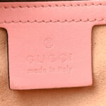 Calfskin Matelasse Small GG Marmont Shoulder Bag Wild Rose - Image 7