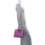 Calfskin Matelasse Small GG Marmont Tote Candy Mousse - Image 2