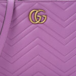 Calfskin Matelasse Small GG Marmont Tote Candy Mousse - Image 8