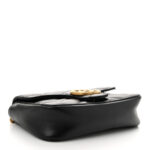 Calfskin Matelasse Super Mini GG Marmont Shoulder Bag Black - Image 5