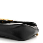 Calfskin Matelasse Super Mini GG Marmont Shoulder Bag Black - Image 11