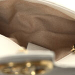 Calfskin Matelasse Super Mini GG Marmont Shoulder Bag White - Image 5