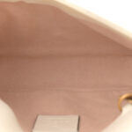 Calfskin Matelasse Super Mini GG Marmont Shoulder Bag White - Image 11
