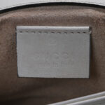 Calfskin Matelasse Super Mini GG Marmont Shoulder Bag White - Image 6